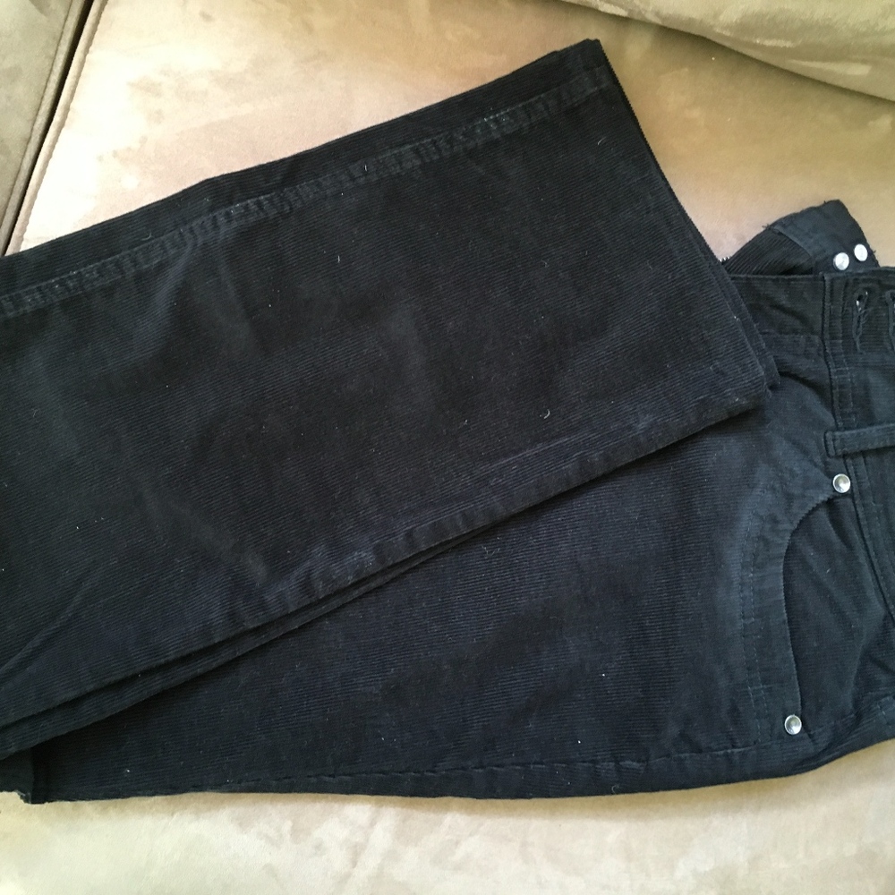 Sonoma Black Corduroy straight leg pants  - 8